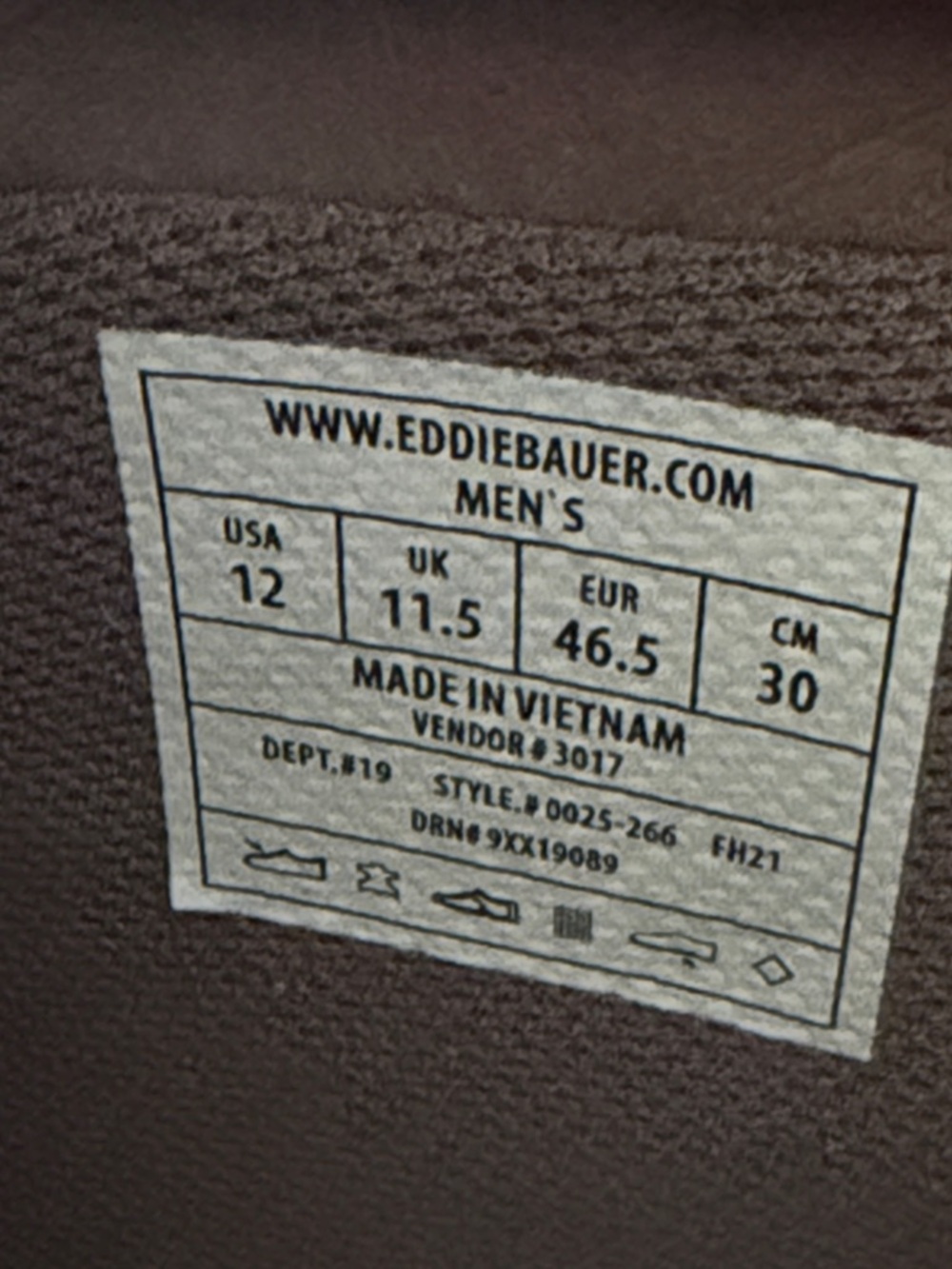Eddie Bauer K Series Rugged Waterproof Leather Hiking Boots Vibram Sole Classic - Picture 5 of 16